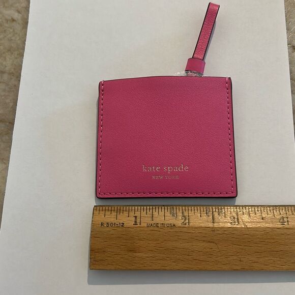 KATE SPADE Pink & Silver Heart Hang Tag NWT - Picture 4 of 6